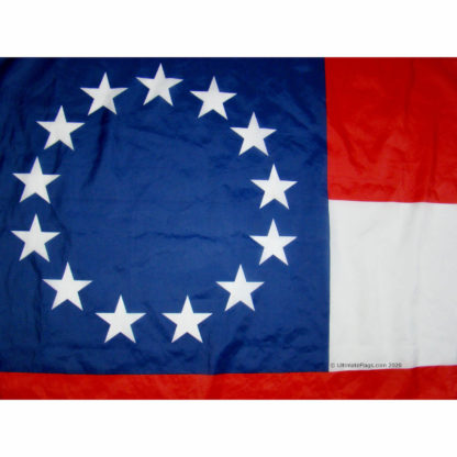 13 stars on 1st confederate flag stars and bars