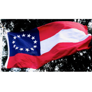 1st national confederate flag of csa 13 stars