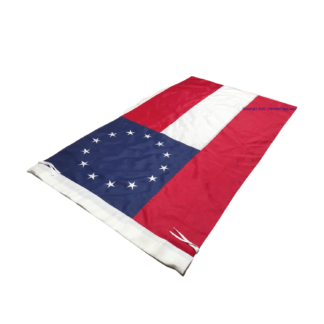13 stars and bars flag of confederate states of america 13 stars with sleeve and ties