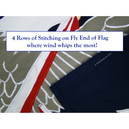 Whiskey Rebellion Flag - Cotton Embroidered Sewn 3 x 5 ft. - Image 3