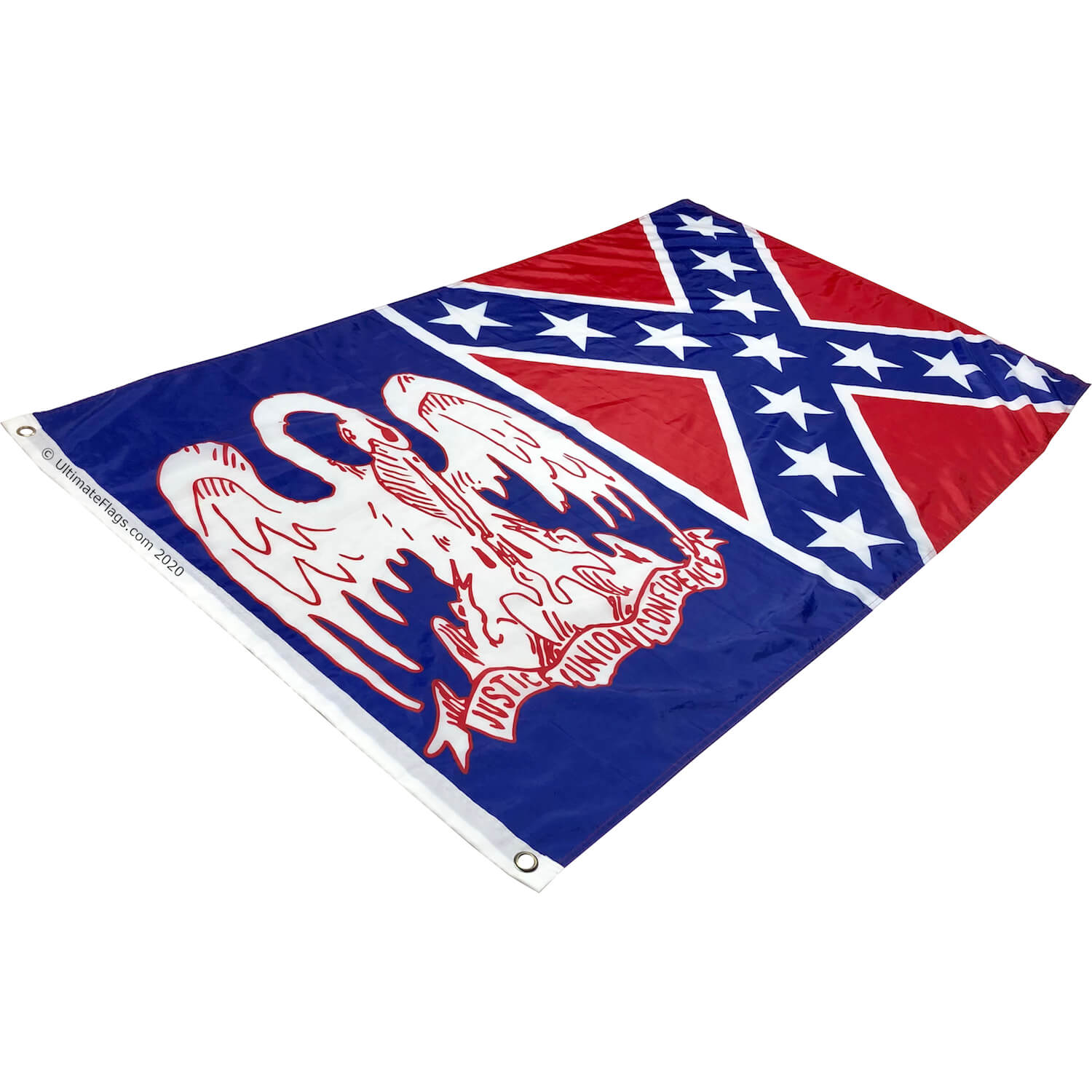 Louisiana Rebel Flag 3 X 5 ft. Standard Louisiana Battle Blue - Image 3