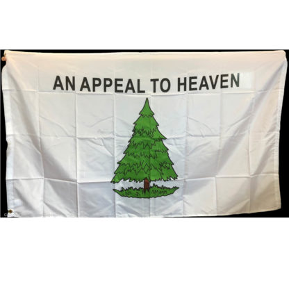 appeal to heaven flag aka washington's cruisers flag or the pine tree flag 3x5 feet polyester