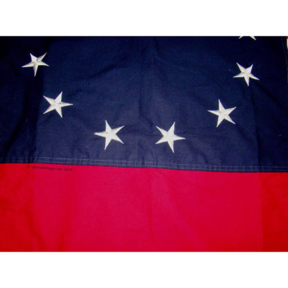 closeup of stars and bars