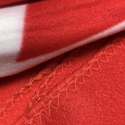 canada fleece blanket closet of stitching