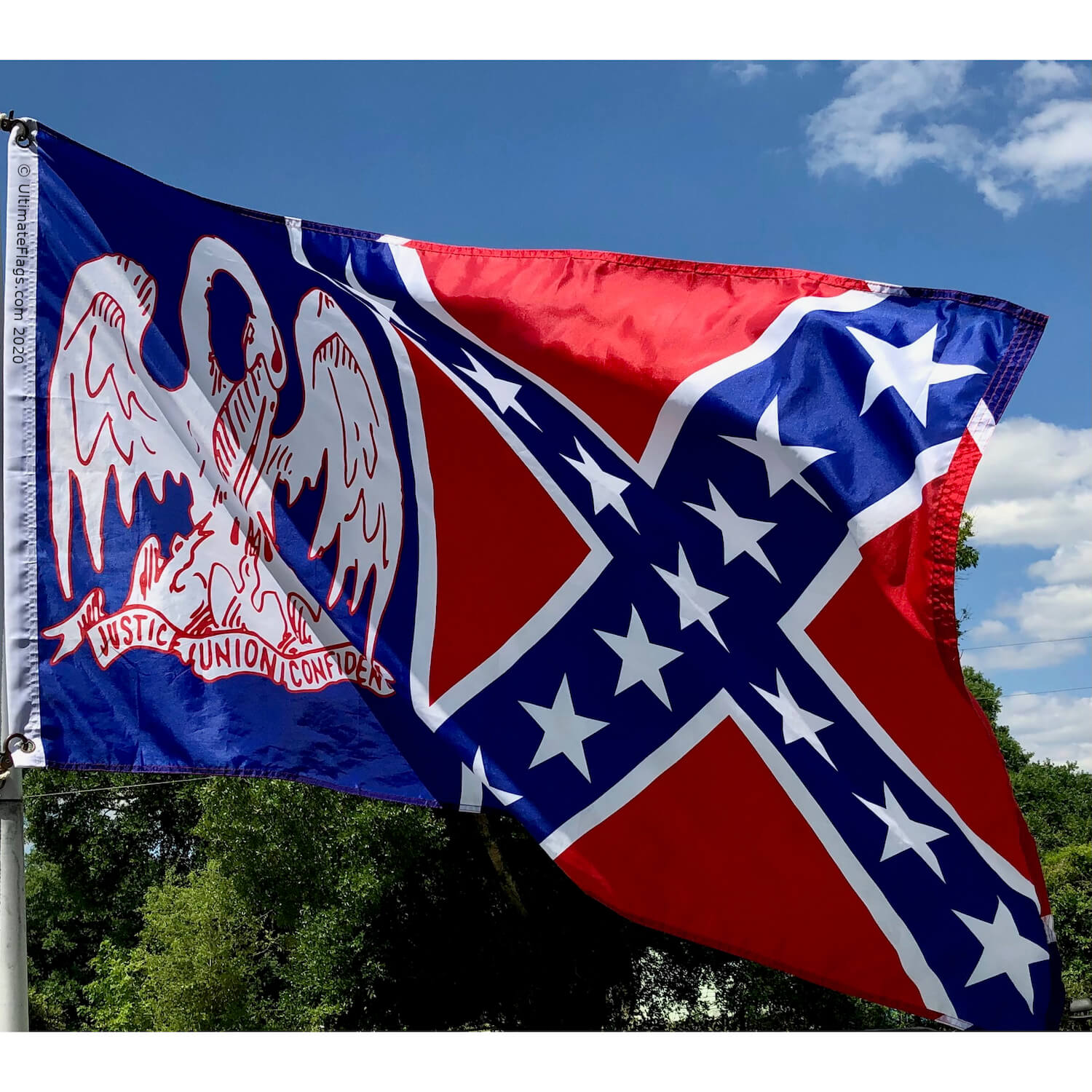 buy louisiana confederate flag battle flag LA CSA