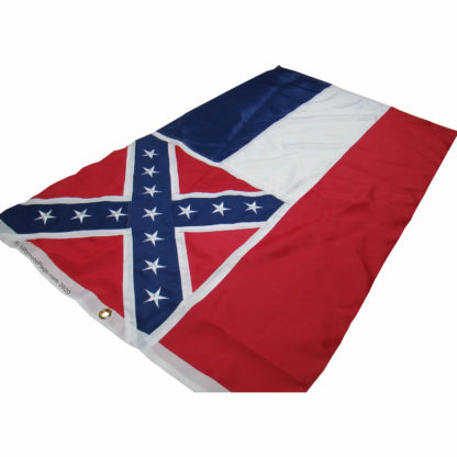 State of Mississippi Flag - MS Outdoor Flags - Nylon Embroidered 2x3, 3x5, 4x6, 5x8 ft Sizes - Image 2