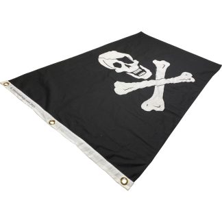 buy pirate flag jolly roger with eye patch cotton embroidered sewn flags for sale 3 x 5 feet