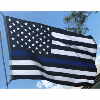 buy police flag back the blue thin blue line law enforcement flags for sale