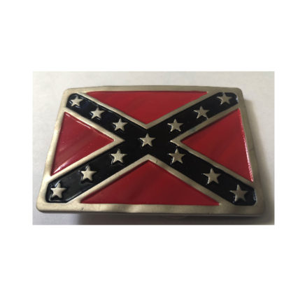 Rebel Flag Belt Buckle / Confederate Belt Buckle for sale