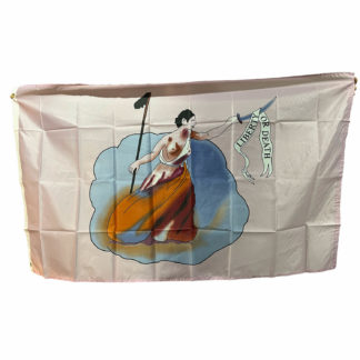 san jacinto battle flag historic texas flag with lady liberty with sword holding liberty or death words on banner