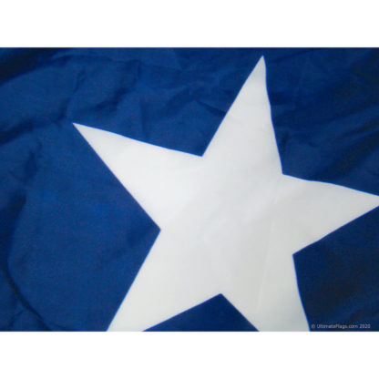 printed star closeup on mississippi republic flag