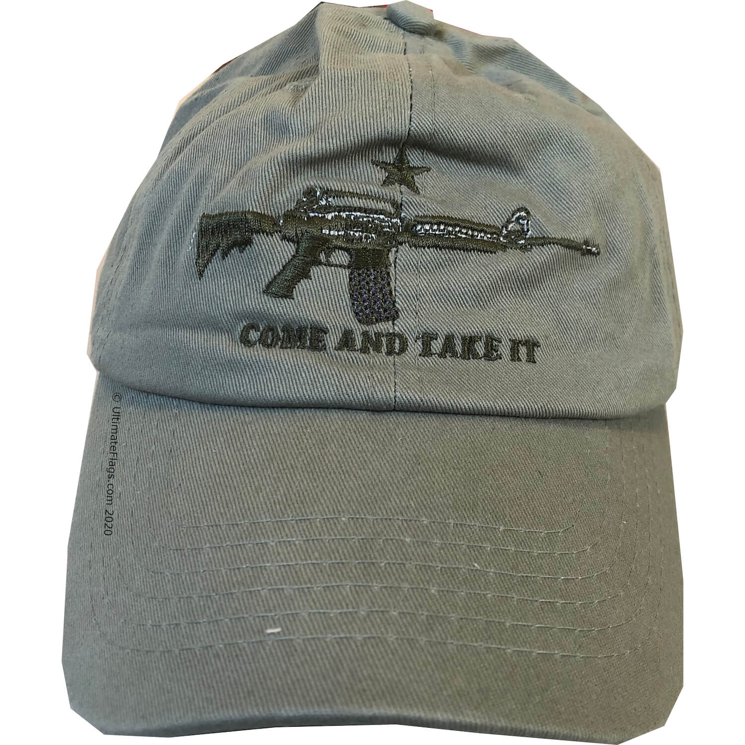 come and take it ballcap soft fit cap for sale gun lover gift idea