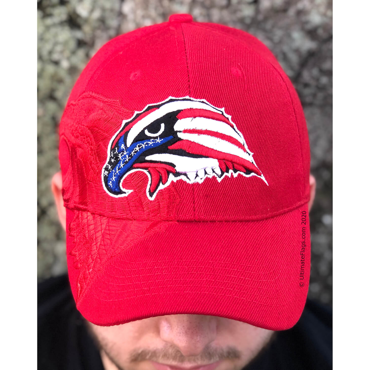 eagle cap for sale red embroidered