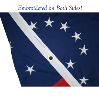 embroidered on both sides lee headquarters flag outdoor heavy duty flag