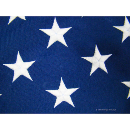 embroidered stars on heavy duty poly max embroidered american flags for sale