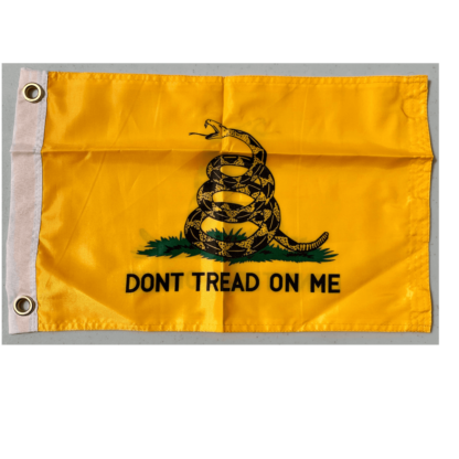 dont tread on me flag double sided 12 x 18 inch flags for sale