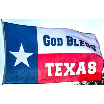 god bless texas flag, state of tx flags for sale