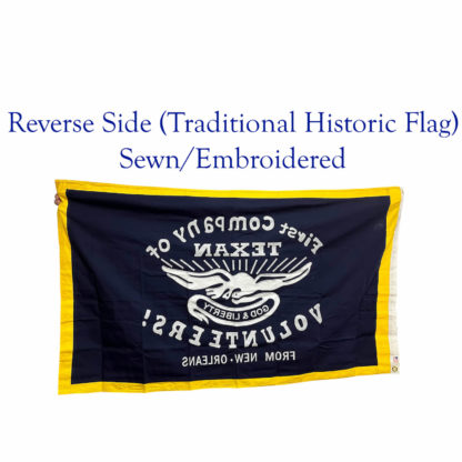 New Orleans, Louisiana Greys Flag - Cotton Sewn Embroidered 3 x 5 ft. - Image 2