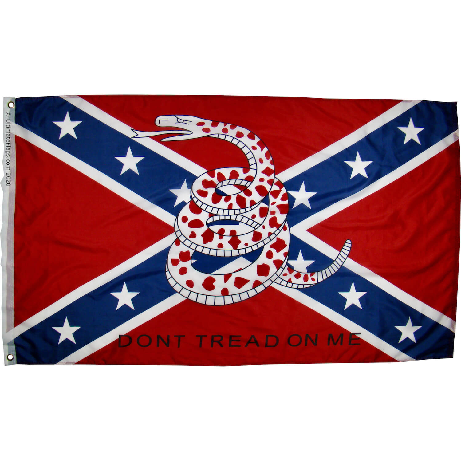 Rebel Don't Tread on Me Flag 3 X 5 ft. Standard - Image 2