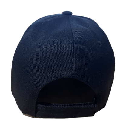 back of black us navy anchor cap