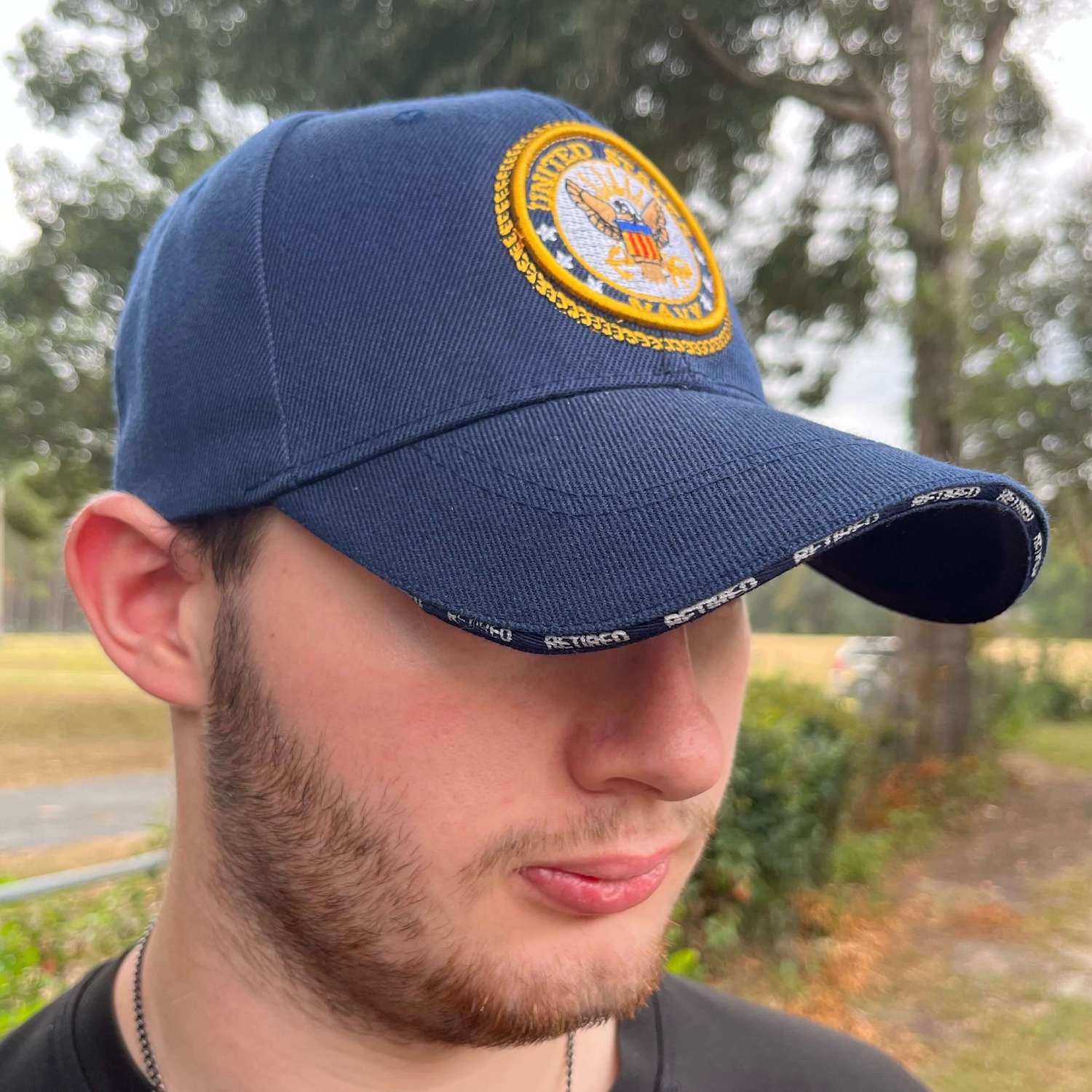 U.S. Navy Retired Cap - Served With Pride - Image 4