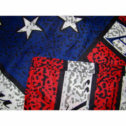 quad stitching on 2nd amendment flag