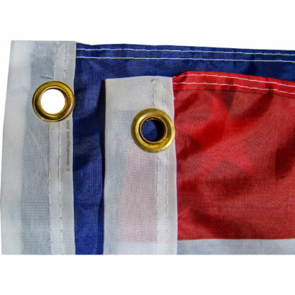 brass grommets on snake flag blended usa rebel