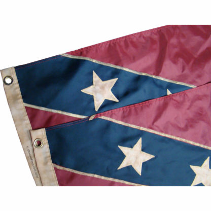 Vintage Rebel Flag - Confederate Battle Flag -  Nylon Embroidered Outdoor Flags - 3 x 5 ft. Antiqued - Image 4