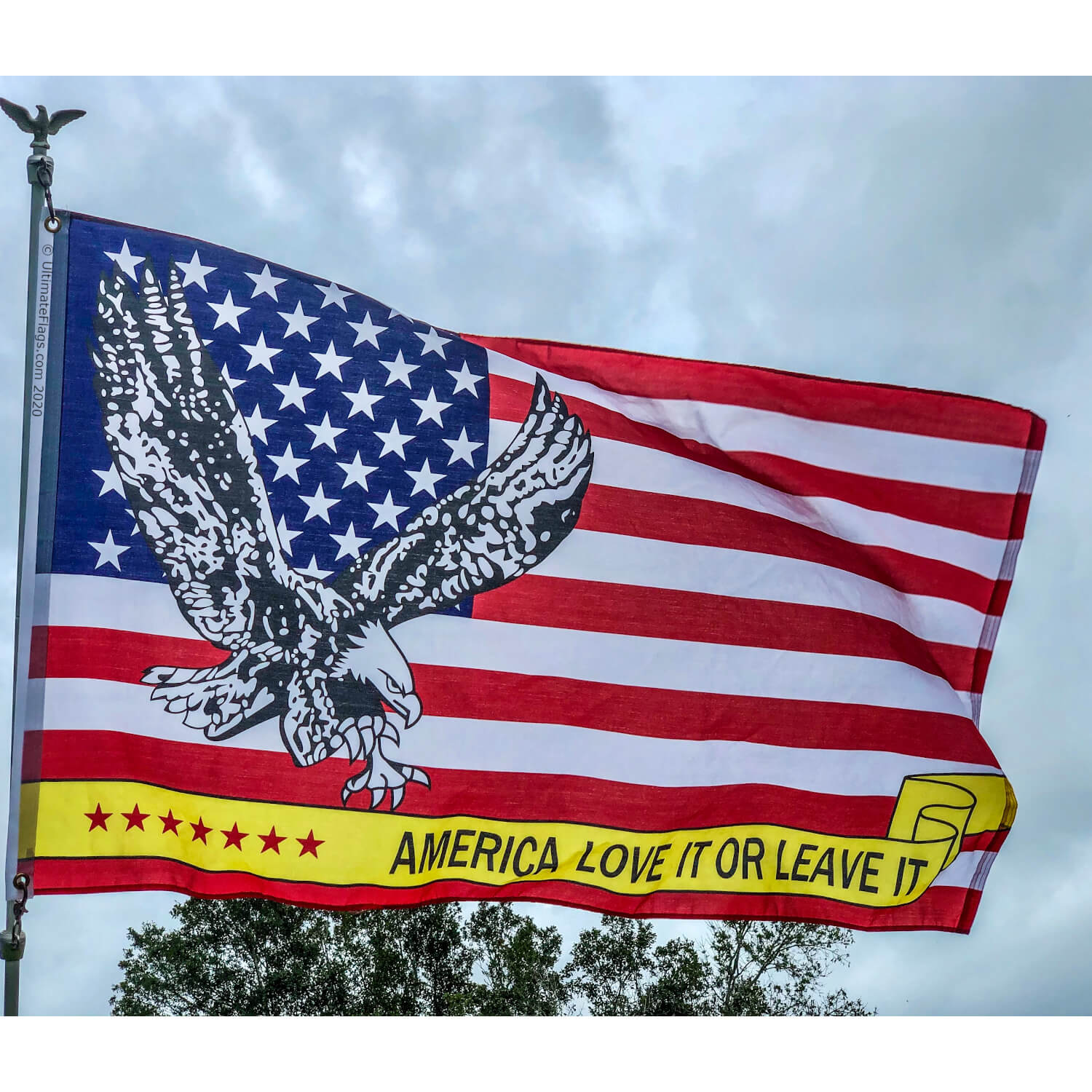 buy America Flag with Eagle Love it or Leave it Flags for sale
