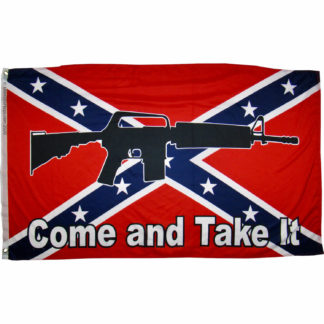 rebel flag with gun come and take it for sale