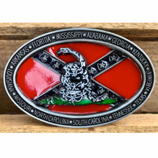 confederate states belt buckle for sale