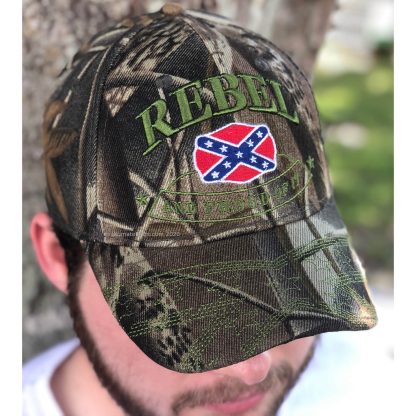 Rebel and Proud of It Camo Cap for sale