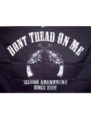 dont tread on me 2nd amendment revolver flag for sale