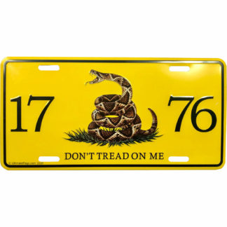 1776 license plate gadsden snake don't tread on me
