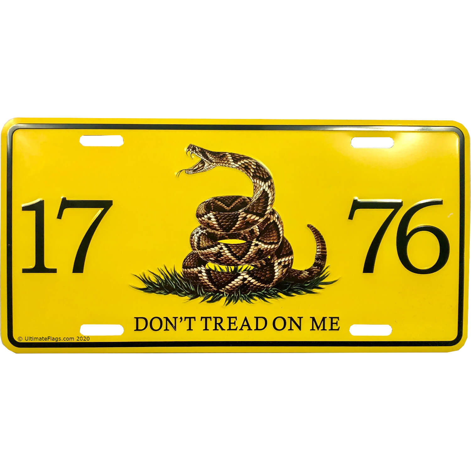 1776 license plate gadsden snake don't tread on me