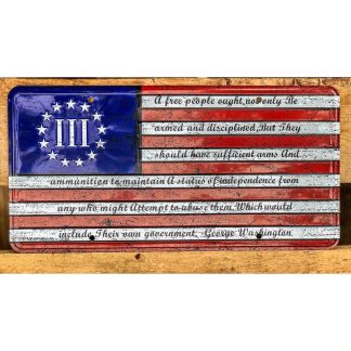 betsy ross nyberg license plate for sale 3% iii% gw
