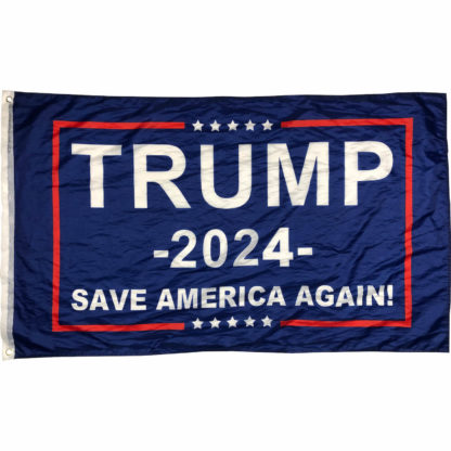 Trump 2024 Save America Again Flag - 12x18 inch 2x3 ft. Outdoor Flags - Image 2