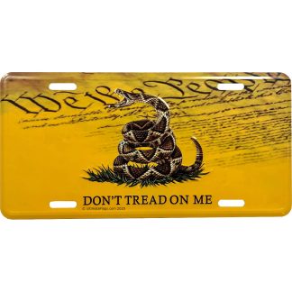 gadsden we the people dont tread on me license plate