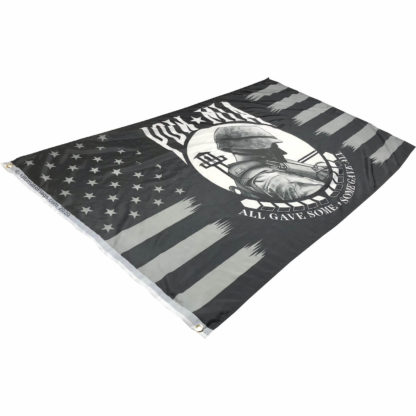 POW MIA flag for sale with soldier wearing helmet