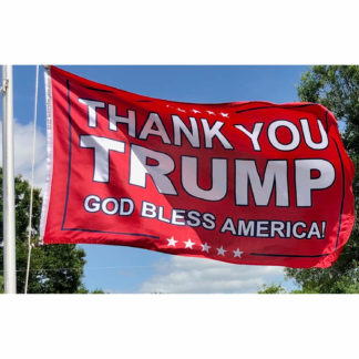 buy thank you trump flag red 3x5 feet outdoor god bless america