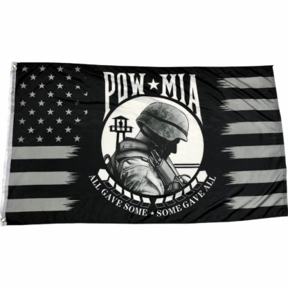pow mia service honoring flag all gave some some gave all helmet