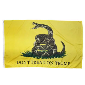 dont tread on trump flag for sale yellow snake trump flags