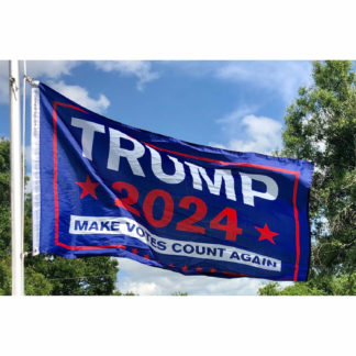 trump 2024 make votes count again flag for sale