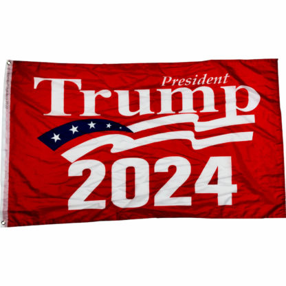 Trump 2024 Banner Flag - RED-3 x 5 ft Outdoor Standard Flags for Sale