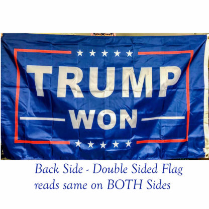 back of trump won flags for sale