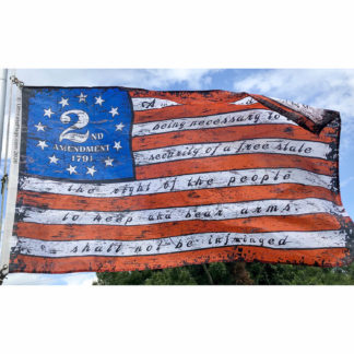 2nd amendment flag flying 3x5 fee outdoor flags for sale