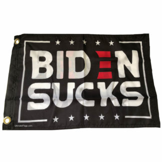 biden sucks flag 12 x 18 inch outdoor double sided flags