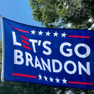 lets go brandon flag in blue with red e and white stars 3x5 outdoor