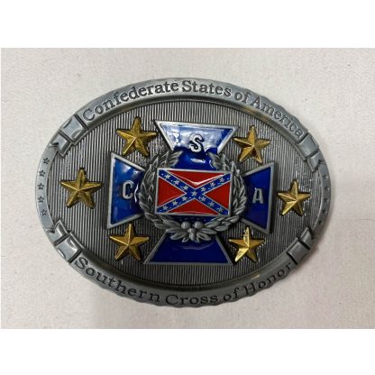csa southern cross belt buckle with gold stars