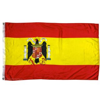 spain flag general franco large crest